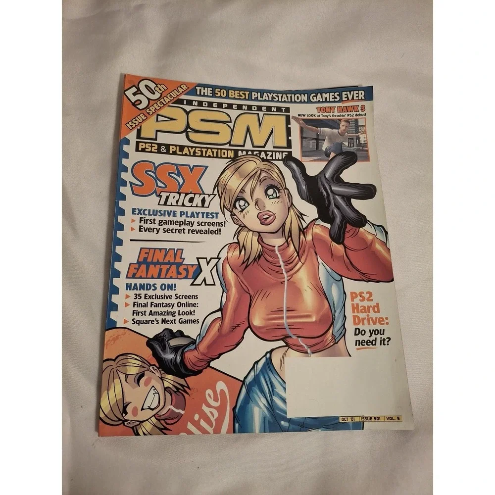 PSM PS2 & PlayStation Magazine Issue 50 Final Fantasy X Silent Hill 2 Ad